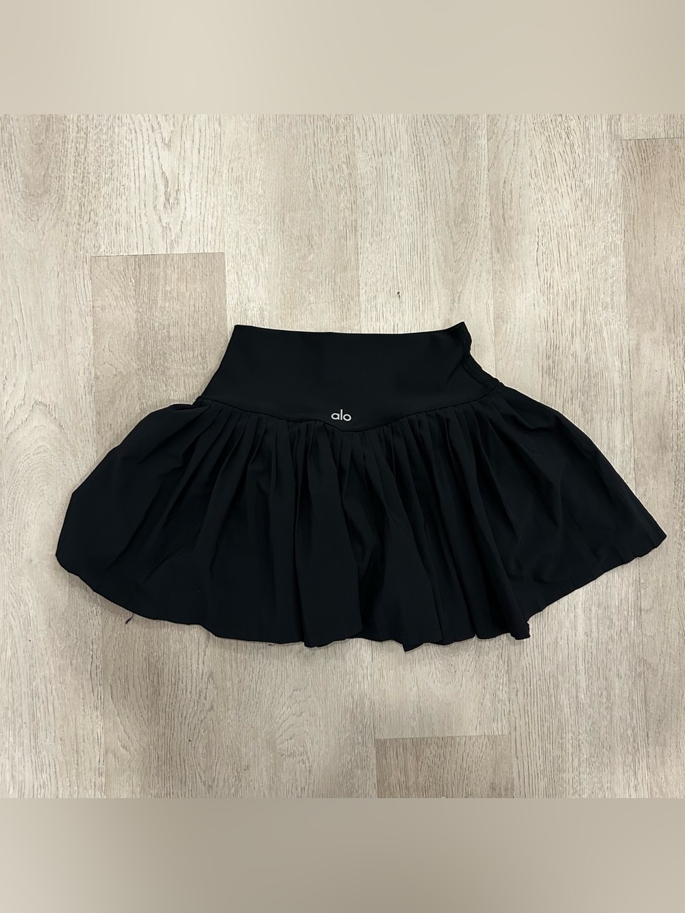 Black Alo Yoga Grand Slam Tennis Skirt Size XS